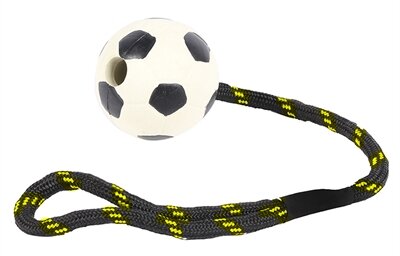Happy Pet Tough Toys Werptouw Met Voetbal Rubber 37,5X6,5X6,5 CM