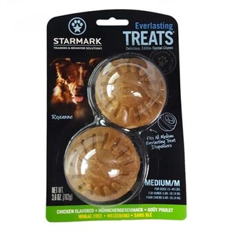 Starmark Everlasting Treats Veggie Kip MEDIUM 6,5X6,5X3,5 CM