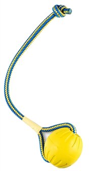 Starmark Swing &#039;N Fling Durafoam Fetch Bal Aan Koord MEDIUM 7 CM