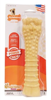 Nylabone Dura Chew Pindakaas Voor Harde Bijters Hypoallergeen VANAF 23 KG