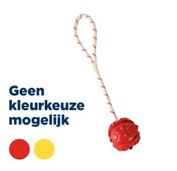 Trixie Bal Aan Touw Natuurrubber Drijvend Assorti 4,5 CM / 35 CM