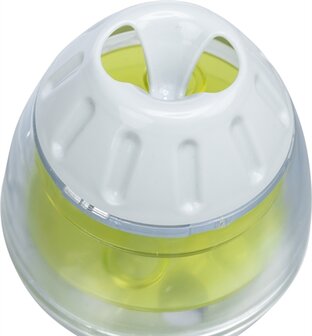 Trixie Roly Poly Snack Tuimel Ei Grijs / Lime Groen 13 CM