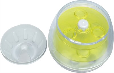 Trixie Roly Poly Snack Tuimel Ei Grijs / Lime Groen 13 CM