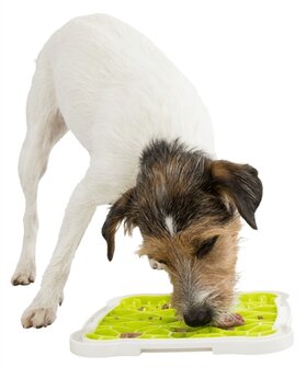 Trixie Lick&#039;n&#039;snack Plaat Tpr / Plastic 20X20 CM