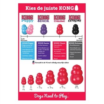 Kong Classic Rood XXL 10X10X15,5 CM