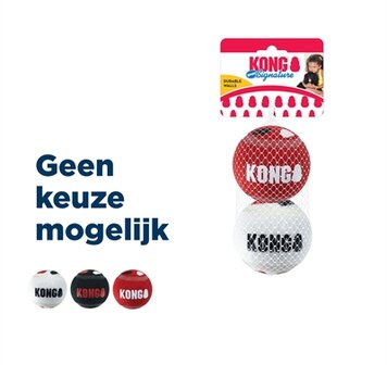 Kong Signature Sport Balls Assorti 8,5X8,5X8,5 CM 2 ST