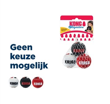 Kong Signature Sport Balls Assorti 5X5X5 CM 3 ST