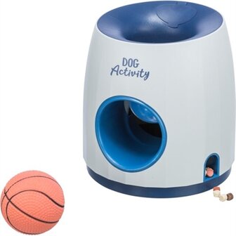 Trixie Dog Activity Strategiespel Ball&amp;Treat Wit / Blauw 17X17X18 CM