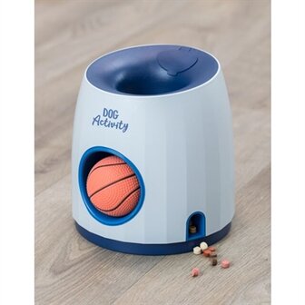 Trixie Dog Activity Strategiespel Ball&amp;Treat Wit / Blauw 17X17X18 CM