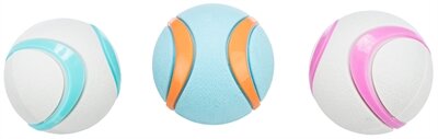 Trixie Bal Tpr Lime / Blauw 6X6X6 CM
