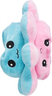 Trixie Octopus Omkeerbaar Pluche Grijs / Geel 19 CM