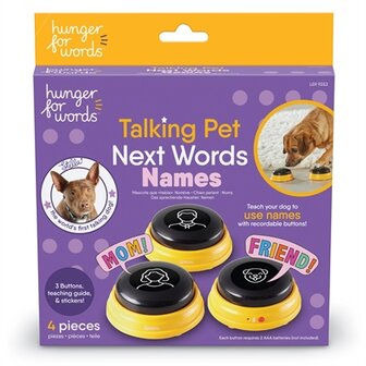 Hunger For Words Talking Pet Next Words Names 19,5X21,5X4,8 CM