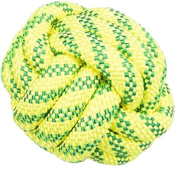 Trixie Aquatoy Bal Drijvend Polyester Geel / Groen 7X7X7 CM