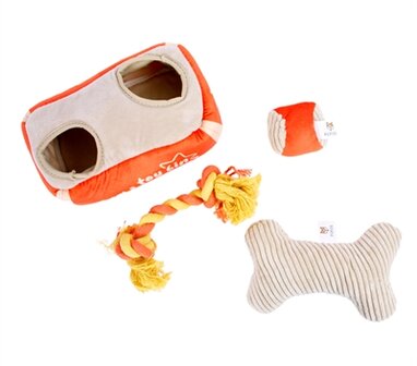 Fofos Hide &amp; Seek Met Bot / Flostouw / Bal 21X12X14 CM