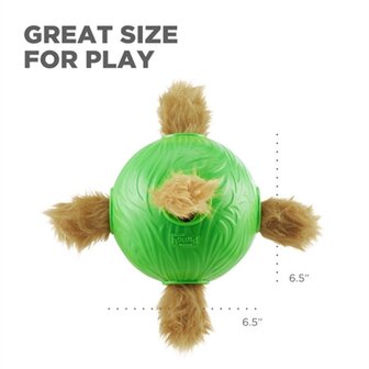 Outward Hound Nina Ottosson Dog Snuffle N&#039; Treat Bal Groen 16X16X16 CM