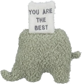 Trixie Junior Hondenspeelgoed Olifant Pluche 13 CM