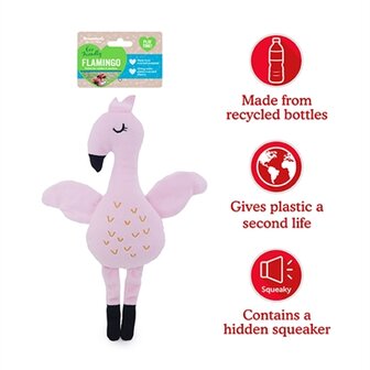 Rosewood Grijpspeelgoed Flamingo Eco Friendly Gerecycled 32X5X23 CM