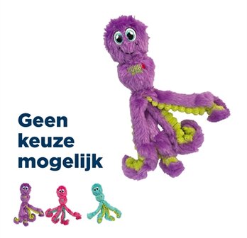 Kong Wubba Octopus Assorti 23X10X5 CM