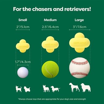 Earth Rated Fetch Toy Rubber 10X6,5X10 CM