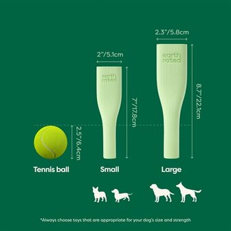 Earth Rated Chew Toy Rubber 7X5 CM
