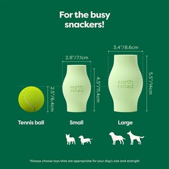 Earth Rated Treat Toy Rubber 11X7 CM