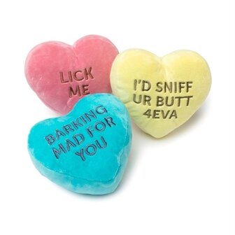 Fuzzyard Candy Hearts Pluche Assorti 15 CM