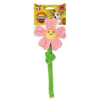 Fofos Krinkel Bloem Roze Met Touwsteel 39X17X4 CM