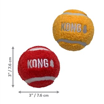 Kong Sport Softies Bal 7,5X7,5X7,5 CM 2 ST