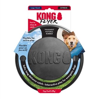 Kong Extreme Flyer Frisbee Zwart 25,5X2 CM