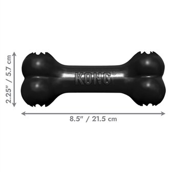 Kong Extreme Goodie Bone Zwart 21,5X5,5X8,5 CM