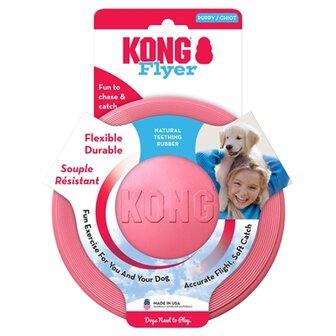 Kong Puppy Flyer Assorti 18X2X18 CM