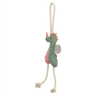 Trixie Draak Leer Met Touw 55 CM