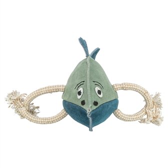 Trixie Vis Leer Met Touw 28 CM