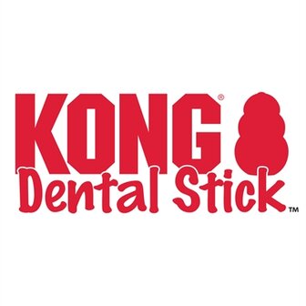 Kong Dental Stick Rubber Rood 8,5X4X4 CM