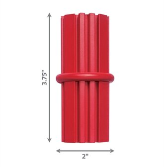 Kong Dental Stick Rubber Rood 9,5X5X5 CM