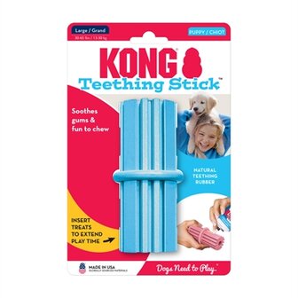 Kong Puppy Teething Stick Roze Of Lichtblauw Assorti 12X5,5X5,5 CM