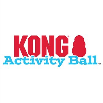 Kong Puppy Activity Rubber Bal Roze Of Lichtblauw Assorti 7-16 KG 7,5X7,5X7,5 CM
