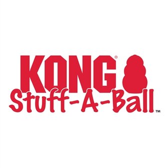 Kong Stuff A Ball Rubber Rood 9X9X9 CM