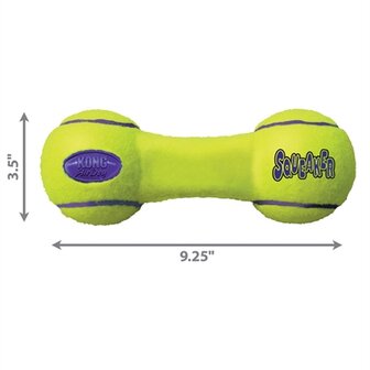 Kong Airdog Dumbel Tennisbal Geel 23,5X9X9 CM