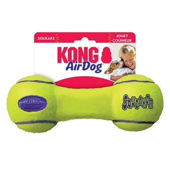 Kong Airdog Dumbel Tennisbal Geel 23,5X9X9 CM