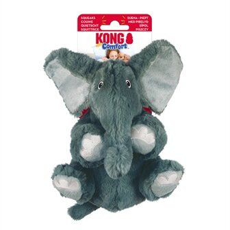 Kong Comfort Kiddos Olifant Grijs 12,5X15X10 CM