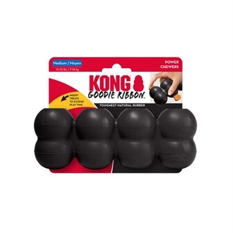 Kong Extreme Goodie Ribbon Zwart 18X4,5X6,5 CM