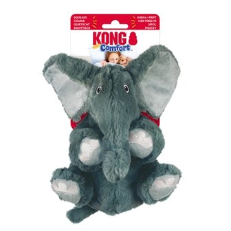 Kong Comfort Kiddos Olifant Grijs 12X12,5X18 CM
