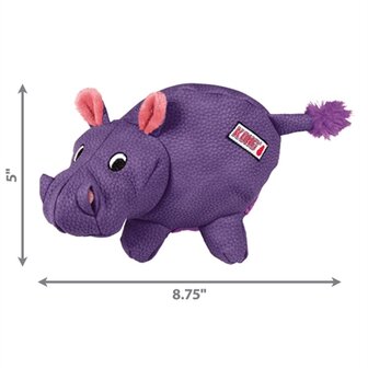 Kong Phatz Hippo Nijlpaard Paars 22X12,5X15 CM