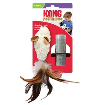 Kong Kat Catnip Feather Muis 5X2,5X16,5 CM