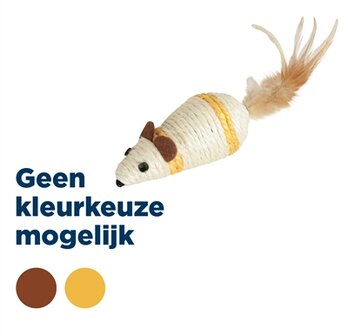 Zolux Sisal Muis Assorti 20X5X4,5 CM