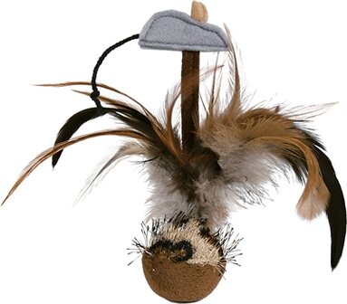 Trixie Tuimel-Verenbal Met Muis En Microchip Pluche 15 CM