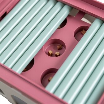 Trixie Cat Activity Rod Box Wit / Bordeaux 20X16X12 CM