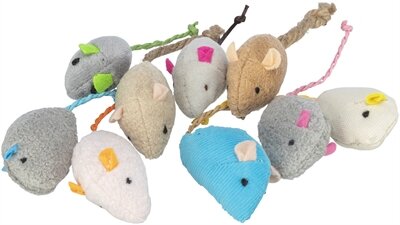 Trixie Kattenspeelgoed Muis Pluche Met Catnip 5 CM
