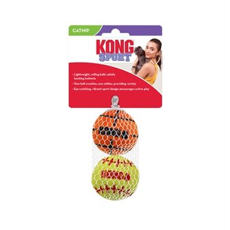 Kong Cat Sport Balls Met Catnip Assorti 4,5X5X5 CM